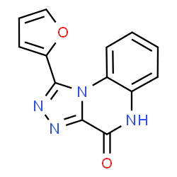 ChemSpider 2D Image | 1-(2-Furyl)[1,2,4]triazolo[4,3-a]quinoxalin-4(5H)-one | C13H8N4O2