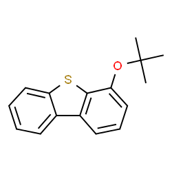 ChemSpider 2D Image | 4-(1,1-Dimethylethoxy)dibenzothiophene | C16H16OS