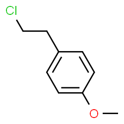 ChemSpider 2D Image | 4-(2-Chloroethyl)anisole | C9H11ClO