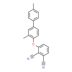ChemSpider 2D Image | 3-[(3,4'-Dimethyl-4-biphenylyl)oxy]phthalonitrile | C22H16N2O