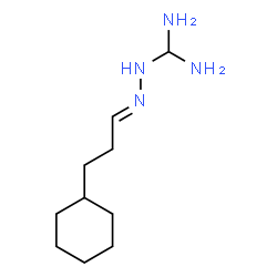 ChemSpider 2D Image | 1-[(2E)-2-(3-Cyclohexylpropylidene)hydrazino]methanediamine | C10H22N4