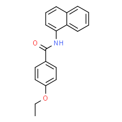 ChemSpider 2D Image | 4-Ethoxy-N-(1-naphthyl)benzamide | C19H17NO2