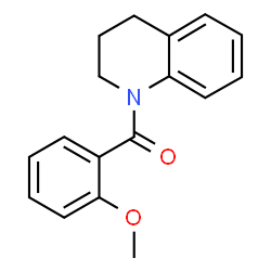 ChemSpider 2D Image | 3,4-Dihydro-1(2H)-quinolinyl(2-methoxyphenyl)methanone | C17H17NO2