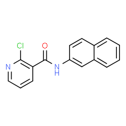 ChemSpider 2D Image | 2-Chloro-N-(2-naphthyl)nicotinamide | C16H11ClN2O