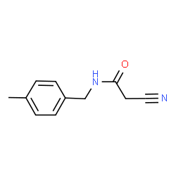 ChemSpider 2D Image | 2-Cyano-N-(4-methylbenzyl)acetamide | C11H12N2O