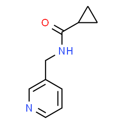 ChemSpider 2D Image | N-(3-Pyridinylmethyl)cyclopropanecarboxamide | C10H12N2O