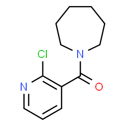 ChemSpider 2D Image | 1-[(2-chloropyridin-3-yl)carbonyl]azepane | C12H15ClN2O