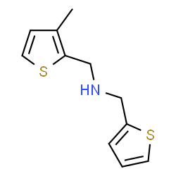 ChemSpider 2D Image | 1-(3-Methyl-2-thienyl)-N-(2-thienylmethyl)methanamine | C11H13NS2
