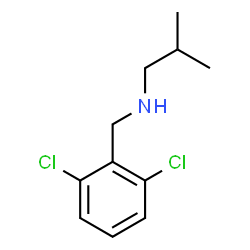 ChemSpider 2D Image | N-(2,6-Dichlorobenzyl)-2-methyl-1-propanamine | C11H15Cl2N