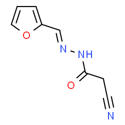 ChemSpider 2D Image | 2-Cyano-N'-[(E)-2-furylmethylene]acetohydrazide | C8H7N3O2