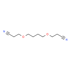 ChemSpider 2D Image | 3,3'-[1,4-Butanediylbis(oxy)]dipropanenitrile | C10H16N2O2