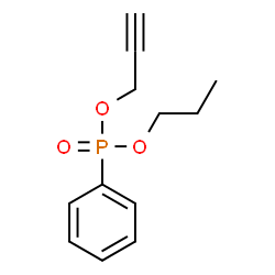 ChemSpider 2D Image | Propyl 2-propyn-1-yl phenylphosphonate | C12H15O3P