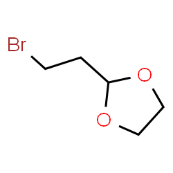 ChemSpider 2D Image | 2-(2-Bromoethyl)-1,3-dioxolane | C5H9BrO2