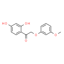 ChemSpider 2D Image | 1-(2,4-Dihydroxyphenyl)-2-(3-methoxyphenoxy)ethanone | C15H14O5