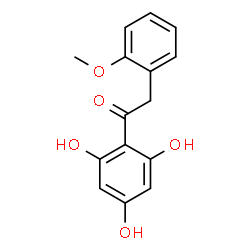 ChemSpider 2D Image | 2-(2-Methoxyphenyl)-1-(2,4,6-trihydroxyphenyl)ethanone | C15H14O5