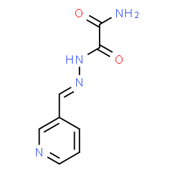 ChemSpider 2D Image | 2-Oxo-2-[(2E)-2-(3-pyridinylmethylene)hydrazino]acetamide | C8H8N4O2