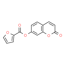 ChemSpider 2D Image | 2-Oxo-2H-chromen-7-yl 2-furoate | C14H8O5