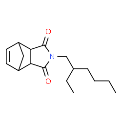 ChemSpider 2D Image | N-2-Ethylhexyl bicycloheptenedicarboximide | C17H25NO2