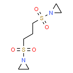 ChemSpider 2D Image | 1,1'-(1,3-Propanediyldisulfonyl)diaziridine | C7H14N2O4S2