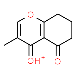 ChemSpider 2D Image | (E)-(3-Methyl-5-oxo-5,6,7,8-tetrahydro-4H-chromen-4-ylidene)oxonium | C10H11O3