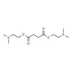 ChemSpider 2D Image | Bis(2-(dimethylamino)ethyl) succinate | C12H24N2O4