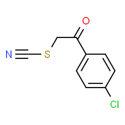 ChemSpider 2D Image | 4-CHLOROBENZOYLMETHYL THIOCYANATE | C9H6ClNOS