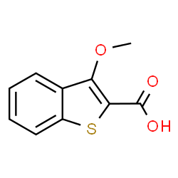 ChemSpider 2D Image | 3-Methoxy-1-benzothiophene-2-carboxylic acid | C10H8O3S