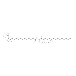 ChemSpider 2D Image | C16 Sphingomyelin-d9 (d18:1/16:0-d9) | C39H70D9N2O6P