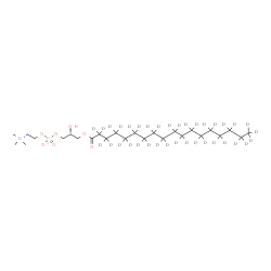 ChemSpider 2D Image | (2R)-2-Hydroxy-3-[(~2~H_35_)octadecanoyloxy]propyl 2-(trimethylammonio)ethyl phosphate | C26H19D35NO7P