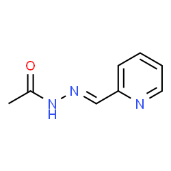 ChemSpider 2D Image | N'-[(E)-2-Pyridinylmethylene]acetohydrazide | C8H9N3O