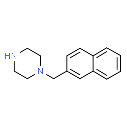 ChemSpider 2D Image | 1-(2-Naphthylmethyl)piperazine | C15H18N2