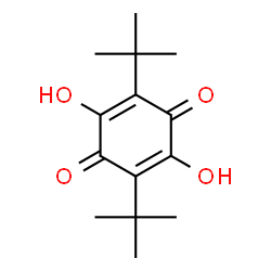 ChemSpider 2D Image | 2,5-Di-tert-butyl-3,6-dihydroxy-1,4-benzoquinone | C14H20O4