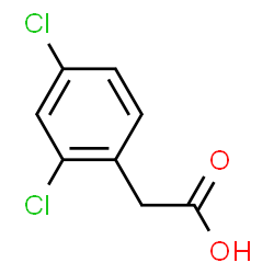 ChemSpider 2D Image | 2,4-Dichlorophenylacetic acid | C8H6Cl2O2
