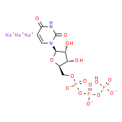ChemSpider 2D Image | UTP | C9H12N2Na3O15P3