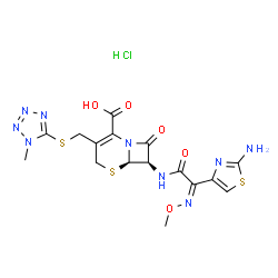 ChemSpider 2D Image | Cefmenoxime Hydrochloride | C16H18ClN9O5S3