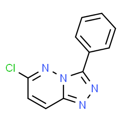 ChemSpider 2D Image | 6-Chloro-3-phenyl[1,2,4]triazolo[4,3-b]pyridazine | C11H7ClN4