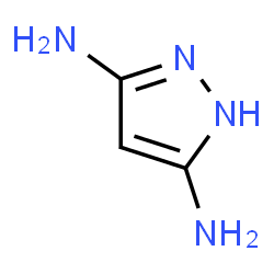 ChemSpider 2D Image | 1H-Pyrazole-3,5-diamine | C3H6N4