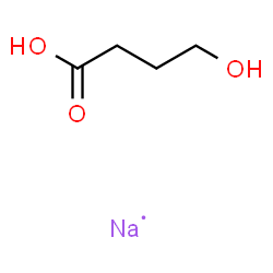 ChemSpider 2D Image | Butanoic acid, 4-hydroxy-, sodium salt (1:1) | C4H8NaO3