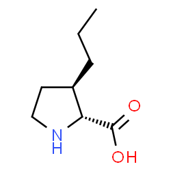 ChemSpider 2D Image | (3R)-3-Propyl-D-proline | C8H15NO2