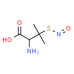 ChemSpider 2D Image | 3-(Nitrososulfanyl)valine | C5H10N2O3S