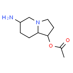 ChemSpider 2D Image | 6-Aminooctahydro-1-indolizinyl acetate | C10H18N2O2