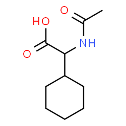 ChemSpider 2D Image | N-Acetyl-DL-cyclohexylglycine | C10H17NO3