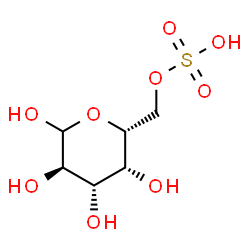 ChemSpider 2D Image | 6-O-Sulfo-D-galactopyranose | C6H12O9S
