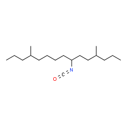 ChemSpider 2D Image | 7-Isocyanato-4,12-dimethylpentadecane | C18H35NO