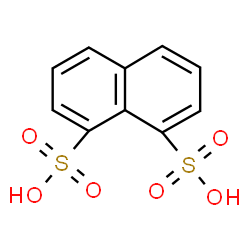ChemSpider 2D Image | 1,8-Naphthalenedisulfonic acid | C10H8O6S2