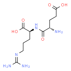 ChemSpider 2D Image | L-alpha-Glutamyl-N~5~-(diaminomethylene)-L-ornithine | C11H21N5O5