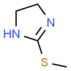 ChemSpider 2D Image | 2-(METHYLTHIO)-2-IMIDAZOLINE | C4H8N2S