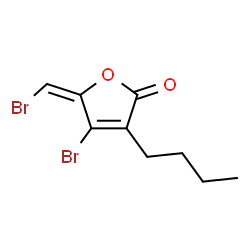 ChemSpider 2D Image | E-fimbrolide (bromo) | C9H10Br2O2
