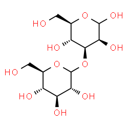 ChemSpider 2D Image | 3-O-D-Glucopyranosyl-D-mannopyranose | C12H22O11