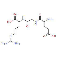 ChemSpider 2D Image | glu-gly-arg | C13H24N6O6
